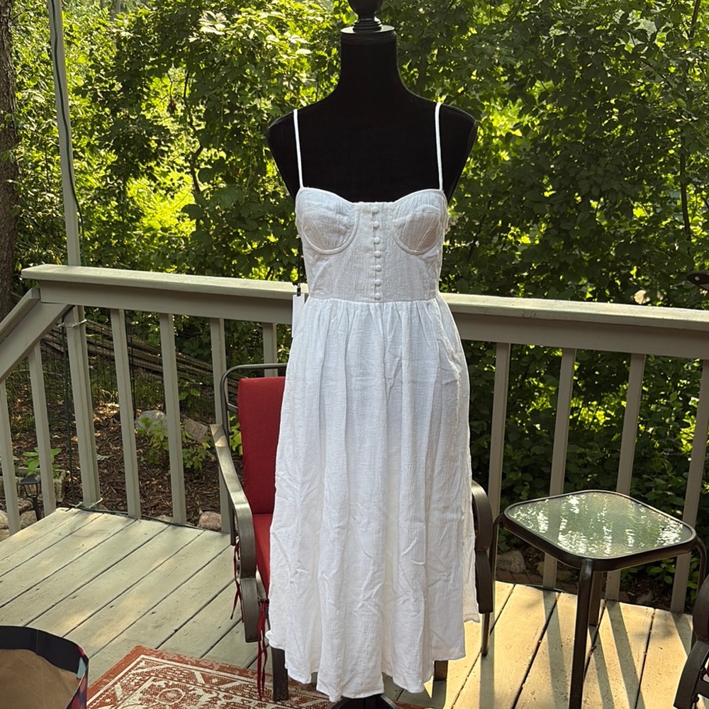 Astr white sundress.
